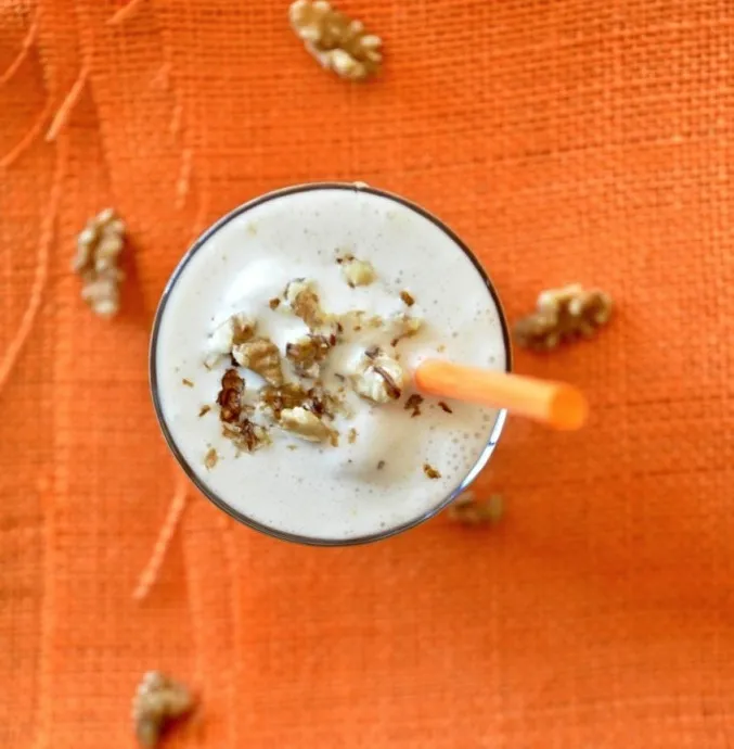 Honey and Walnut Spiced Protein Shake