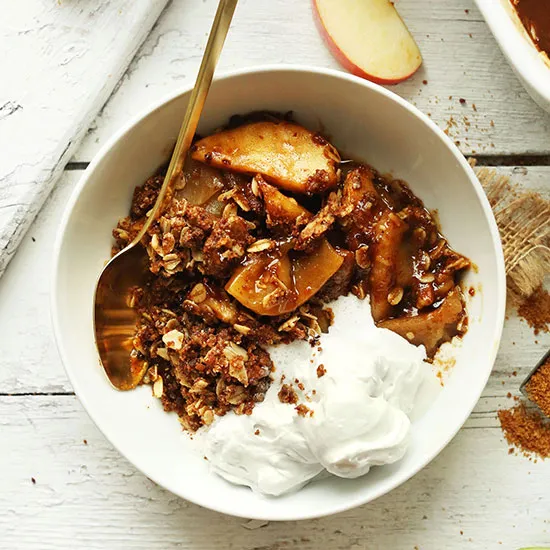 The Best Vegan Apple Crisp