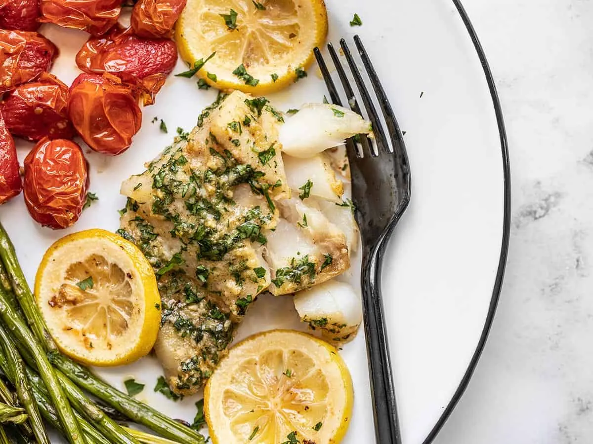 Garlic Butter Baked Cod