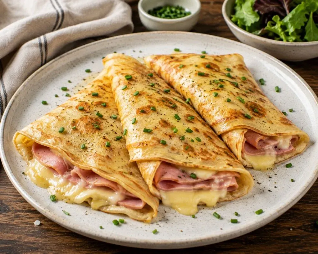 Easy Ham and Cheese Crepes – Savory and Cheesy