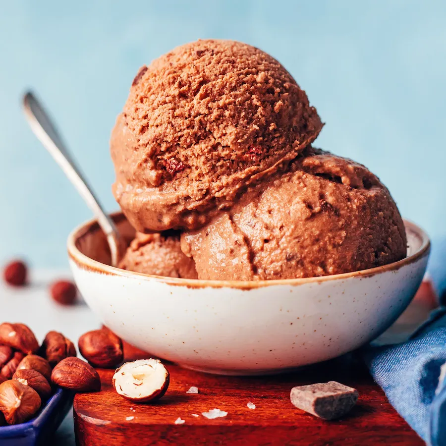 Vegan Nutella Ice Cream