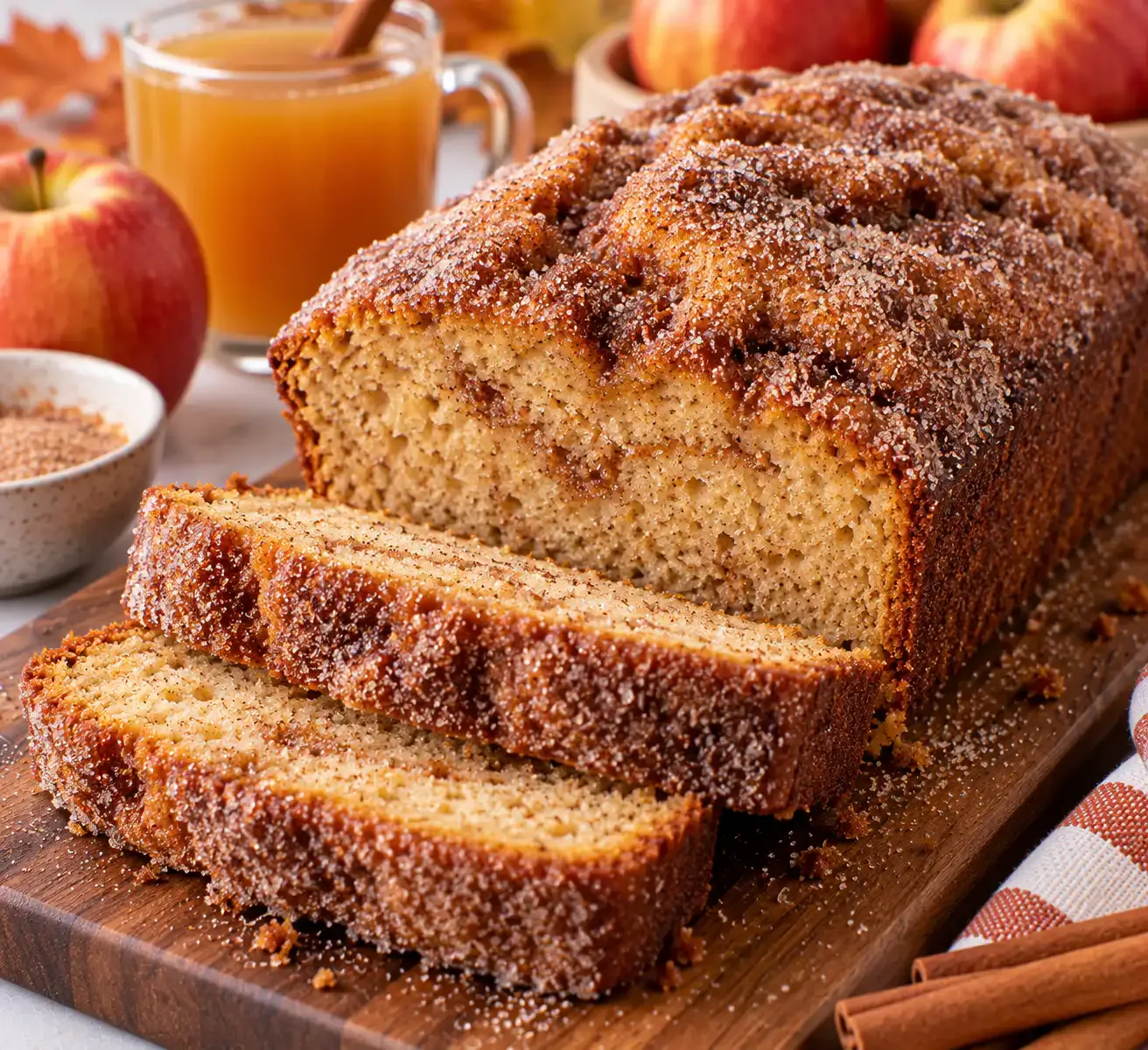 Apple Cider Donut Loaf – Spiced and Delicious