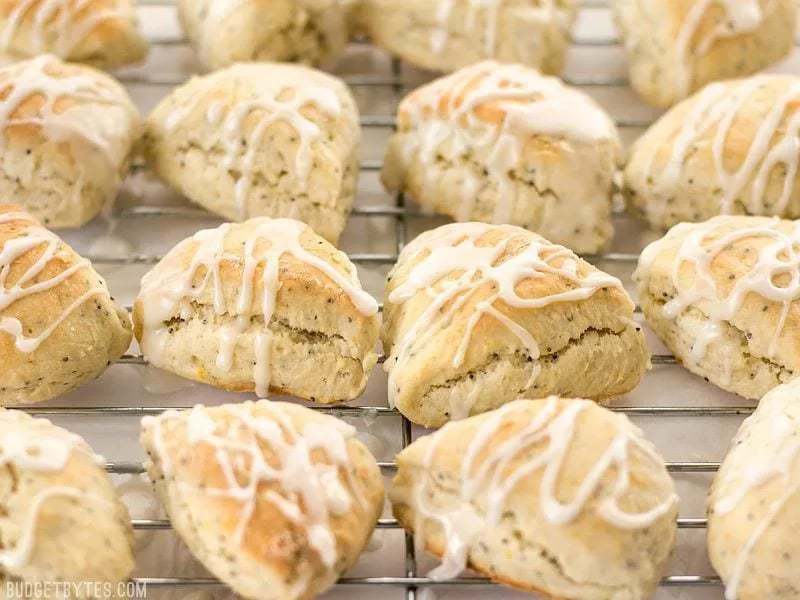 Lemon Poppy Seed Two-Bite Scones