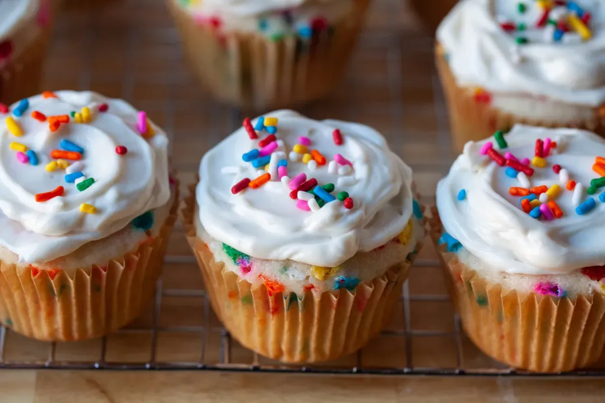 plush confetti cupcakes