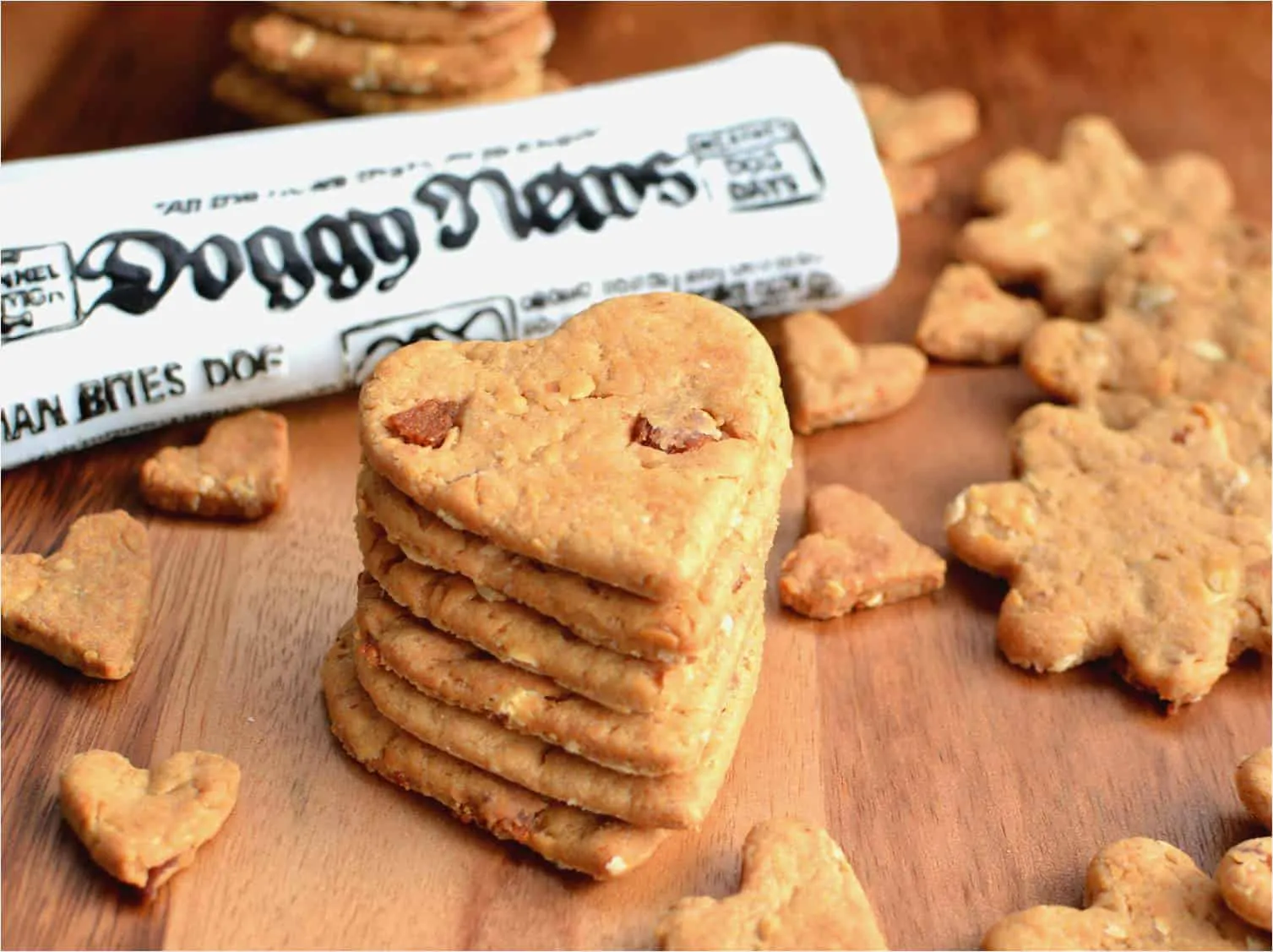 Peanut Butter Bacon Dog Treats