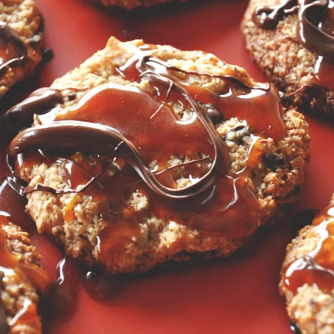 Gluten-Free Bourbon Caramel Samoas