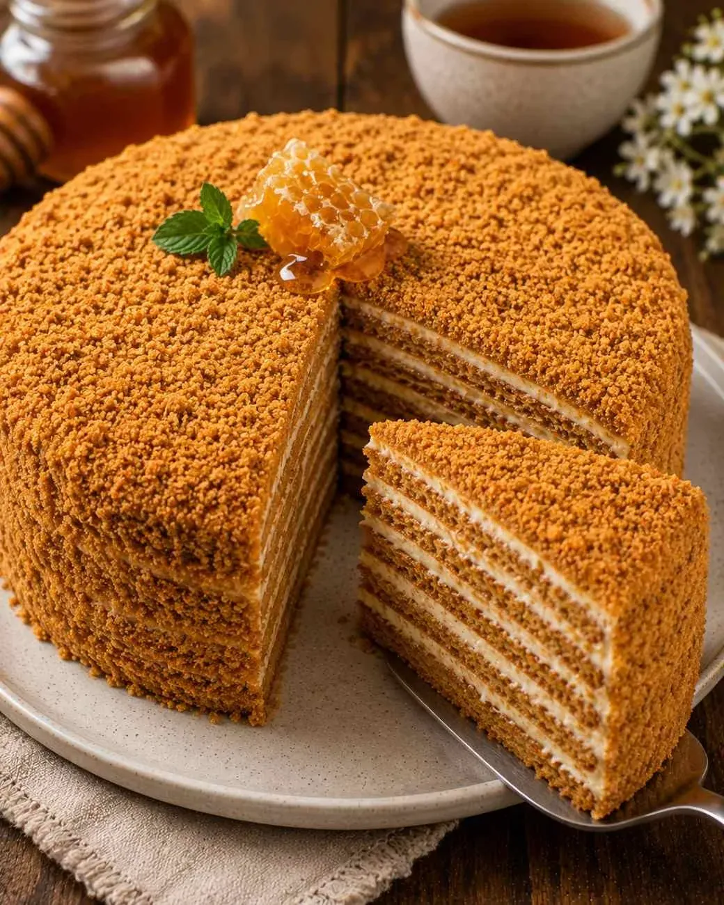 Moist Honey Cake Recipe – Sweet and Flavorful