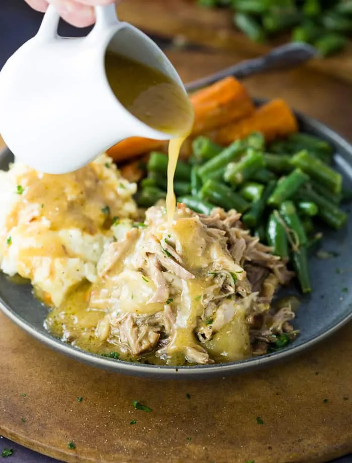 Crock Pot Pork Roast with Gravy
