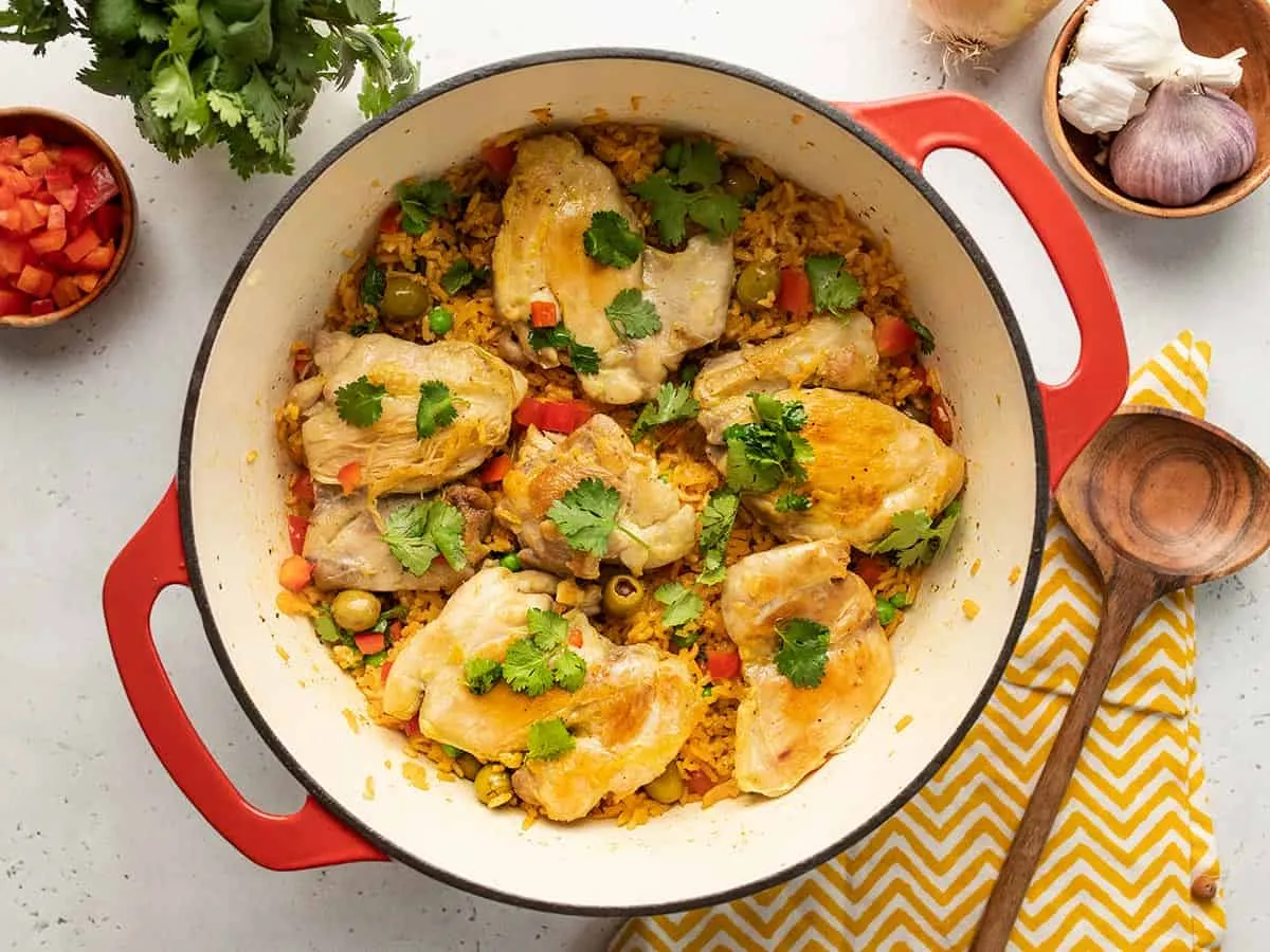 Arroz Con Pollo (Puerto Rican Chicken and Rice)