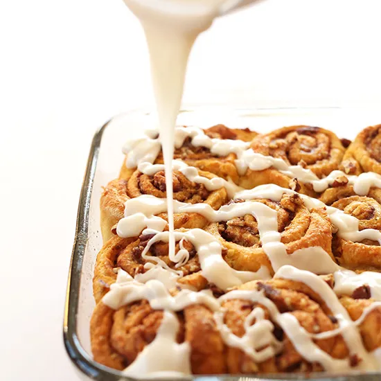 Vegan Pumpkin Cinnamon Rolls