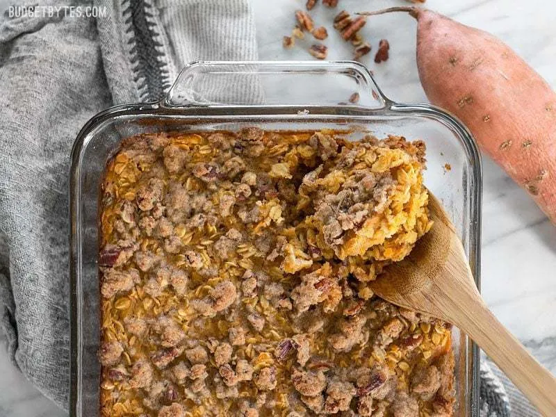 Sweet Potato Casserole Baked Oatmeal