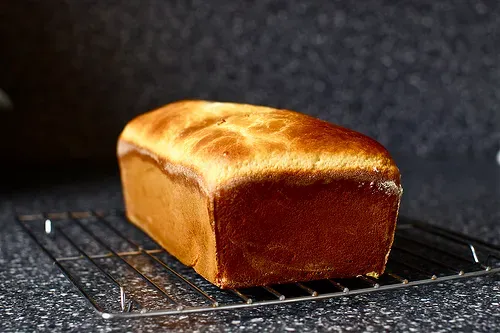 sally lunn bread + honeyed brown butter spread