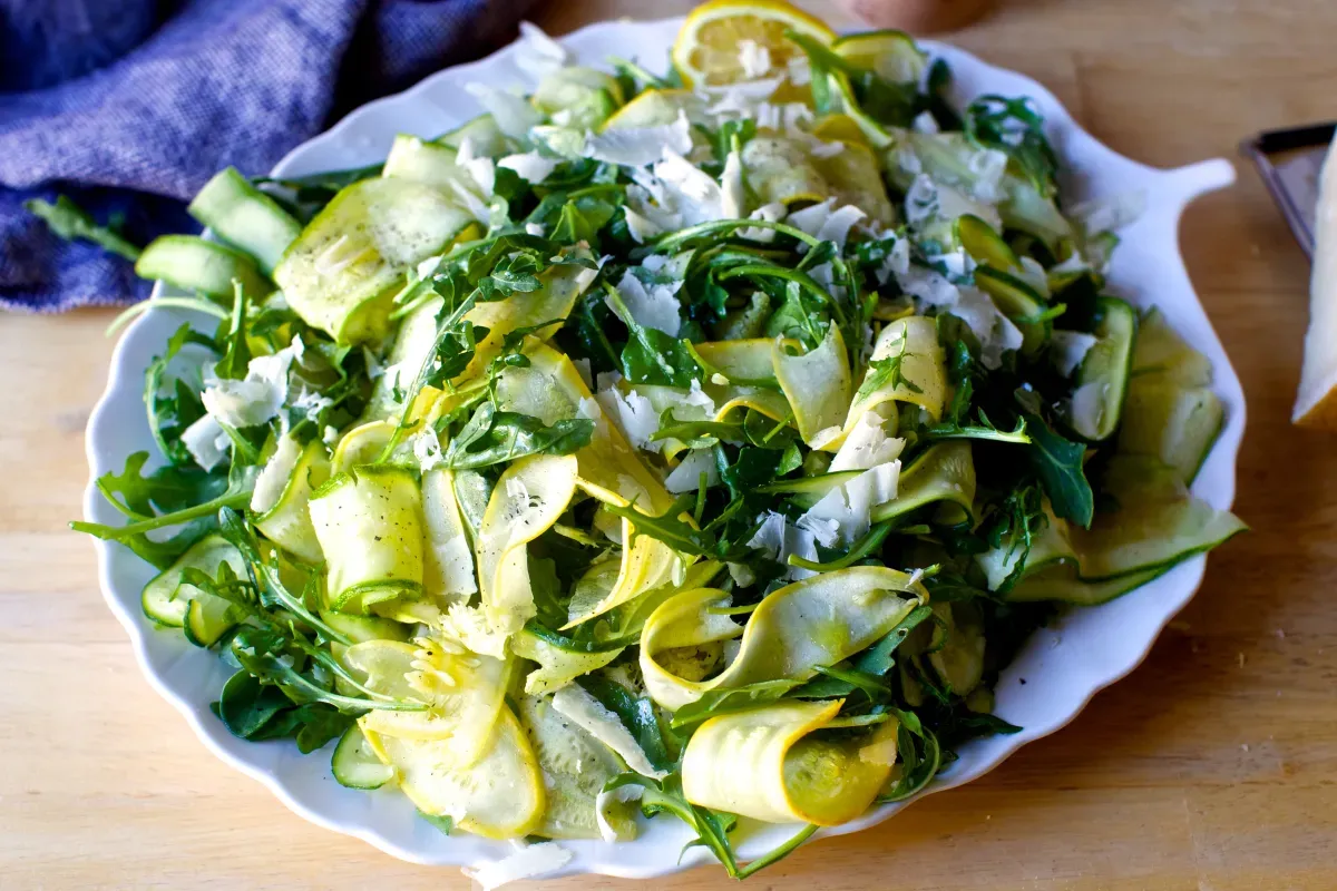 zucchini carpaccio salad