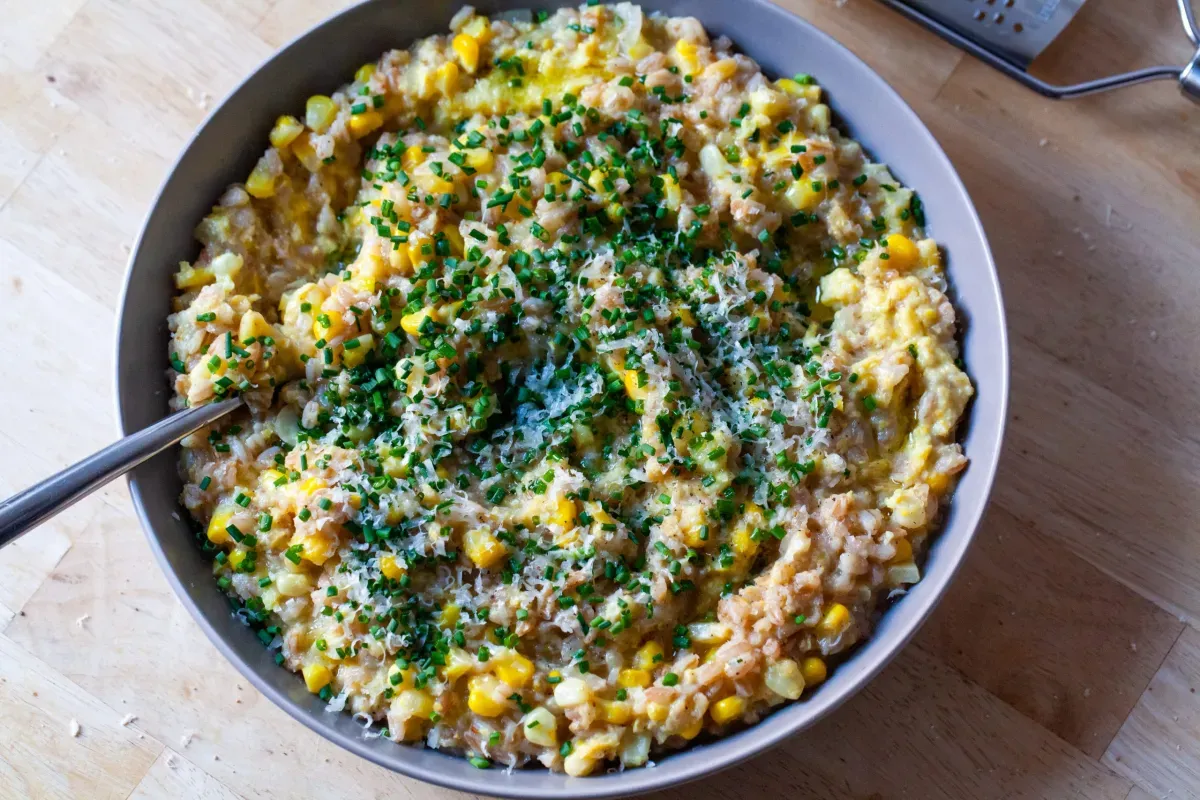 corn butter farro