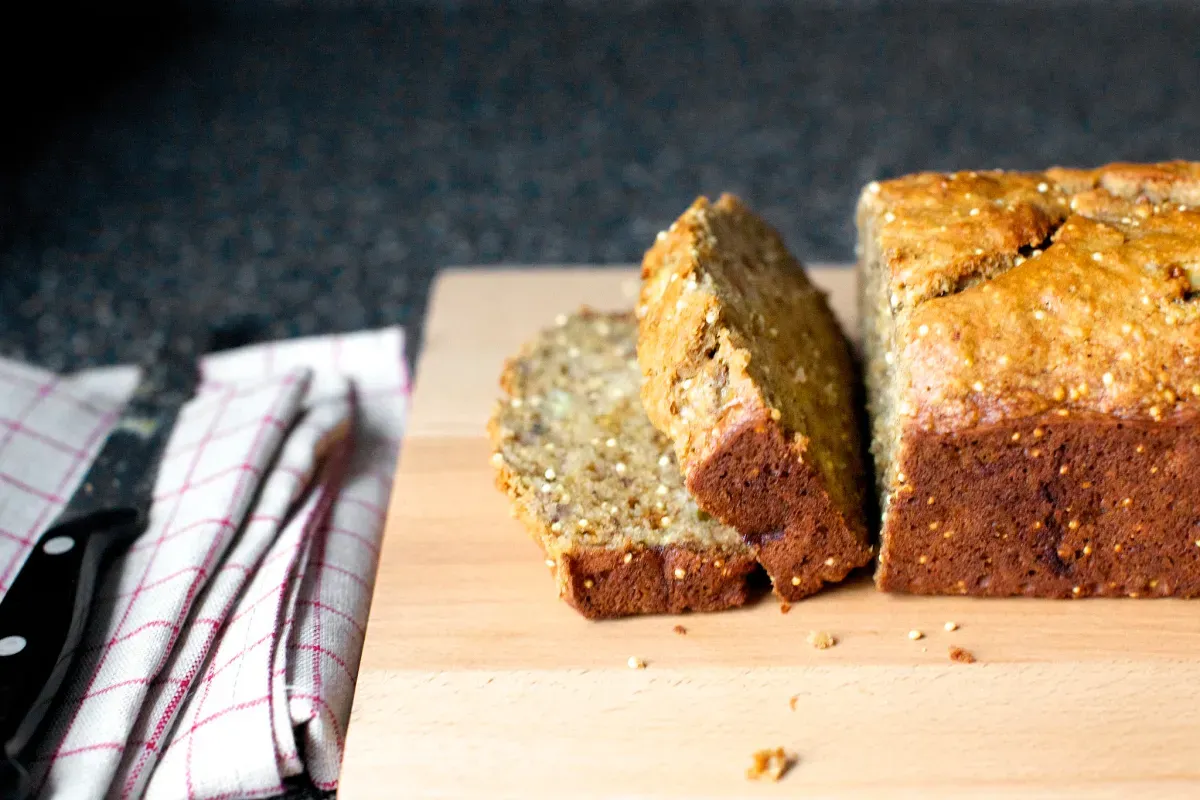 crackly banana bread