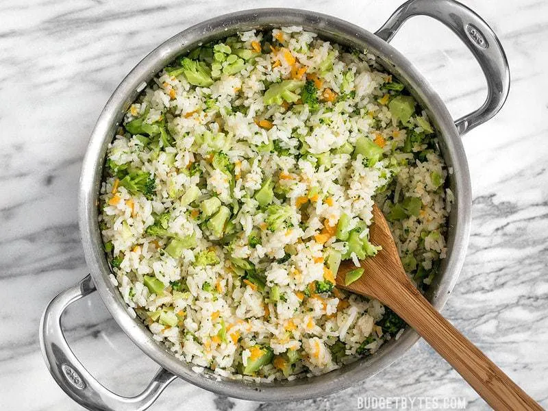 Easy Cheesy Broccoli Rice