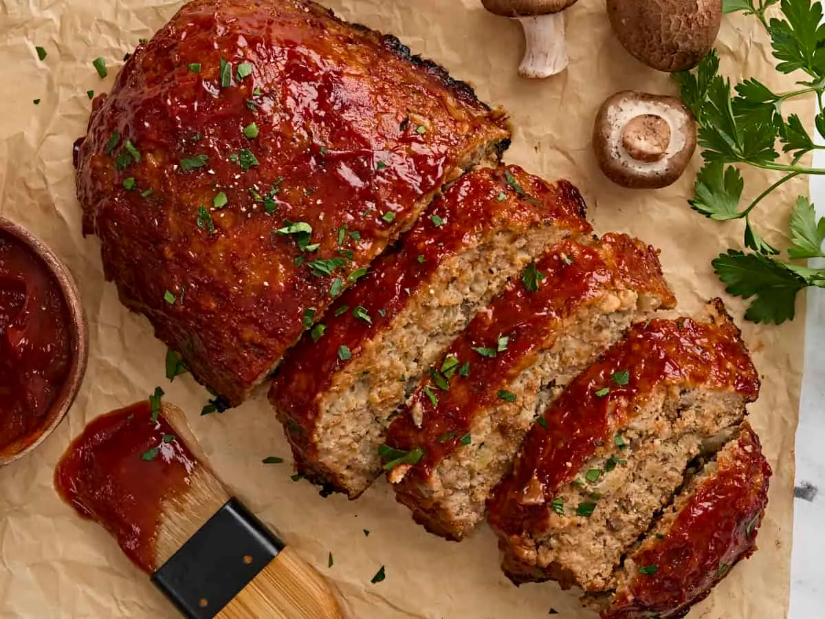 Turkey Mushroom Meatloaf