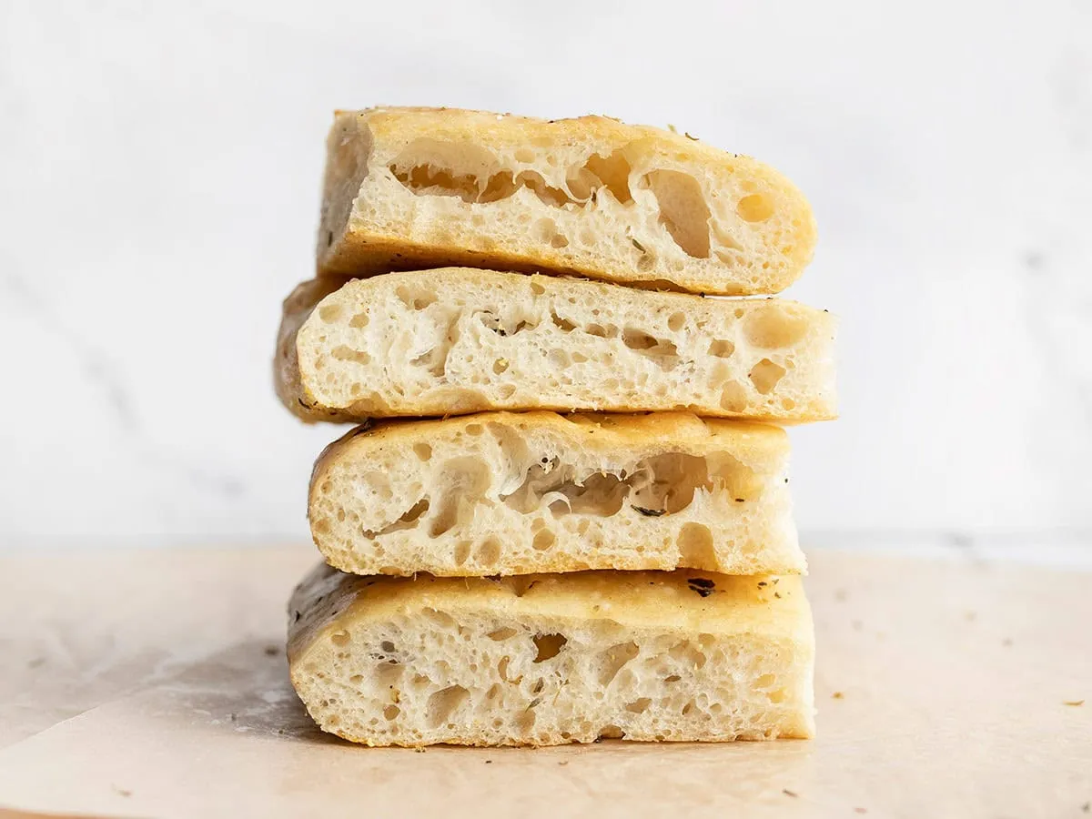 No Knead Focaccia Bread