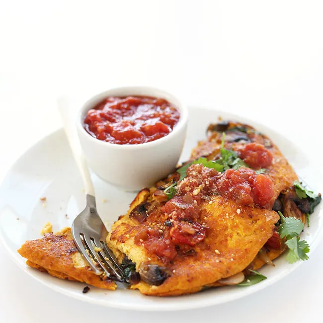 Simple Vegan Omelet