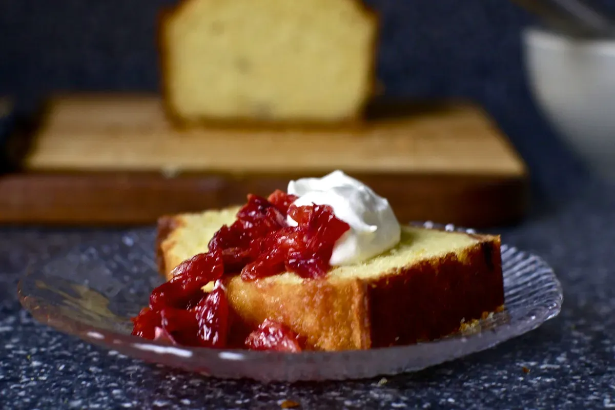 blood orange olive oil cake
