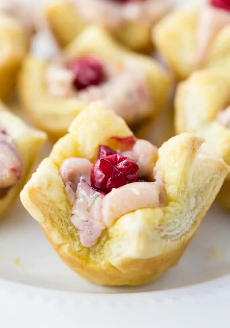 Sweet Cream Cheese Cranberry Tartlets