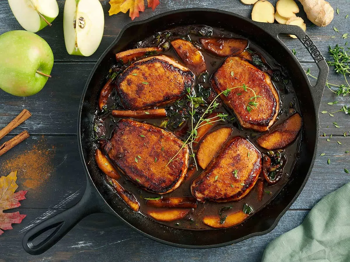 Apple Butter Pork Chops