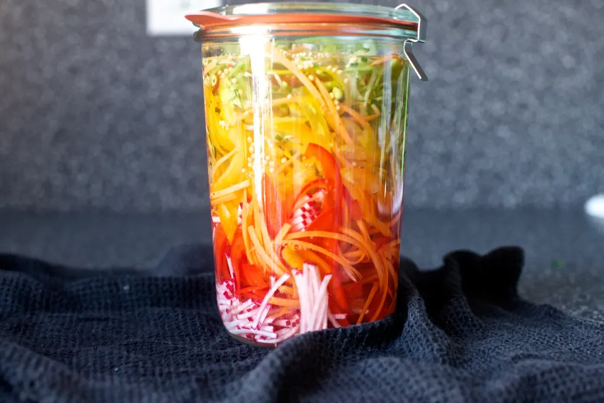 pickled vegetable sandwich slaw