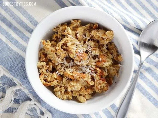 Banana Coconut Baked Oatmeal