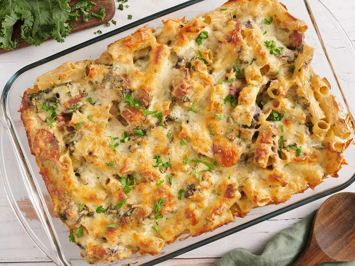 Turkey Sausage and Kale Casserole
