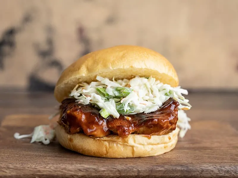 Easy BBQ Chicken Sandwiches