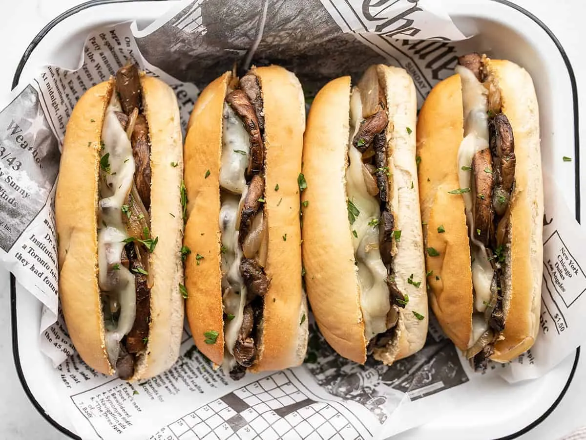 Vegetarian French Dip Sandwiches
