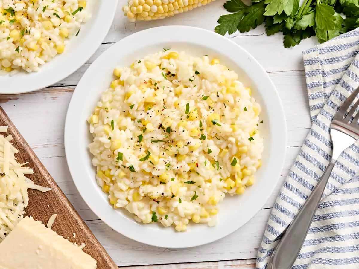 Sweet Corn Risotto
