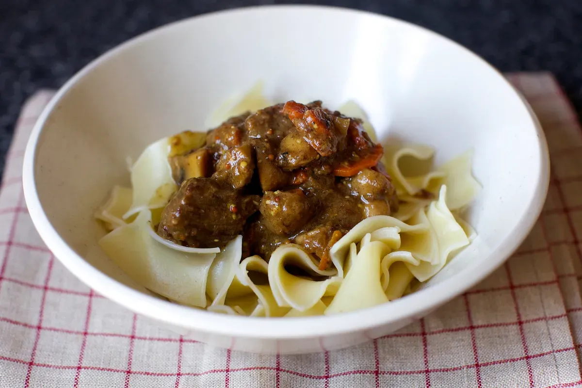 dijon and cognac beef stew
