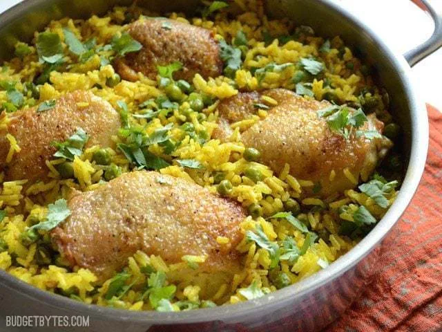 Yellow Rice Chicken Skillet