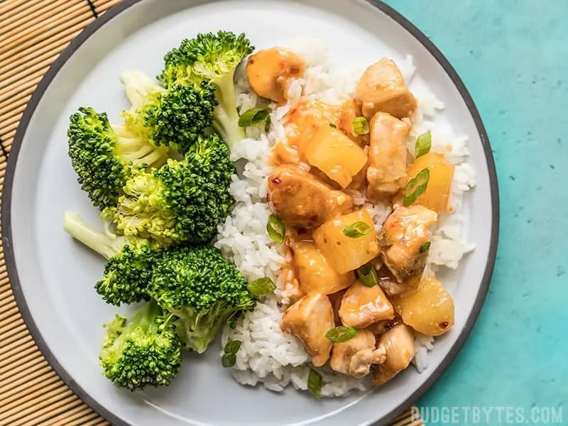 Sweet Chili Chicken Stir Fry Bowls