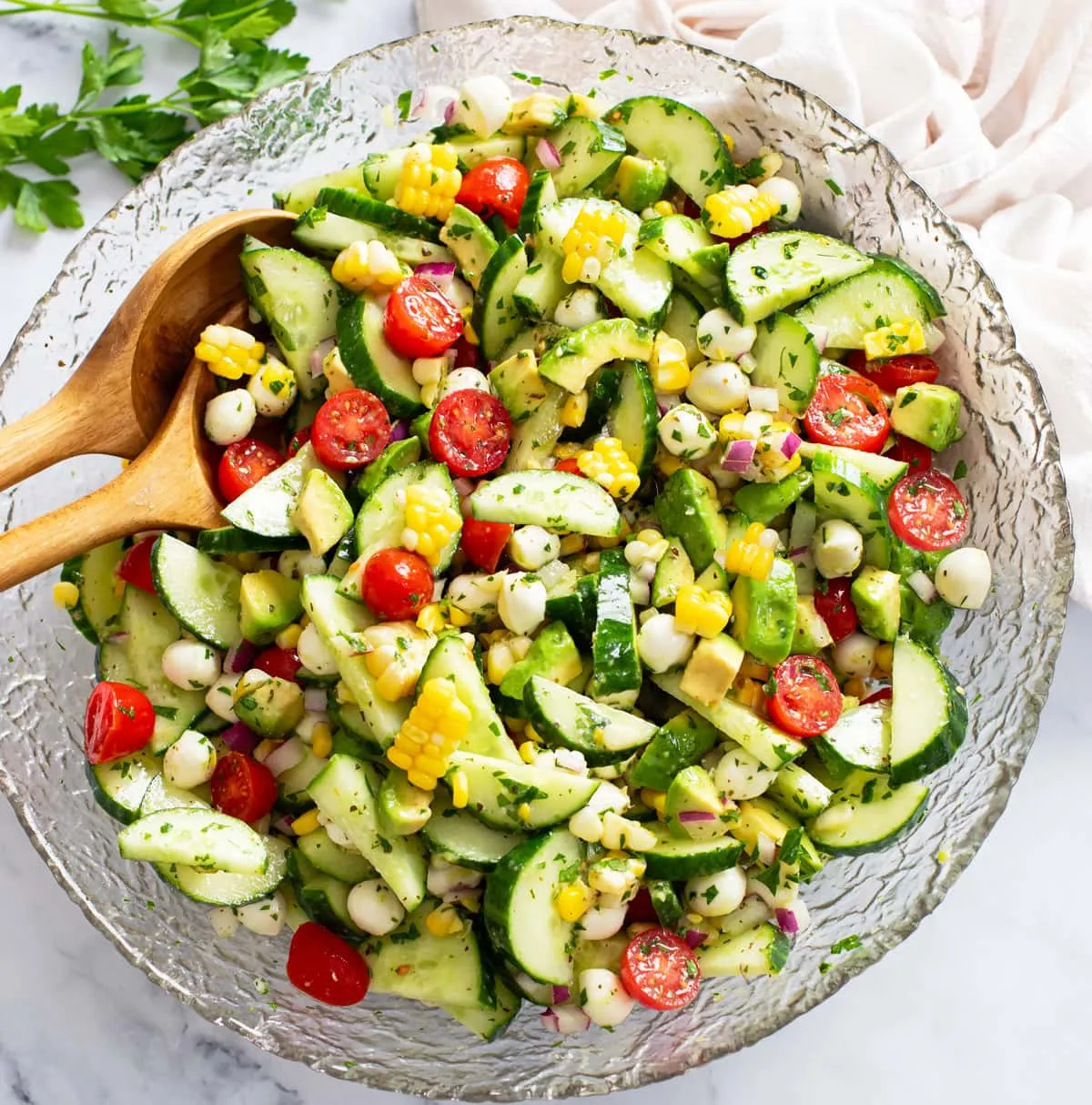 Cucumber Avocado Salad