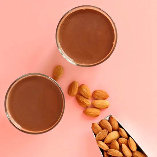 Super Thick DIY Chocolate Almond Milk
