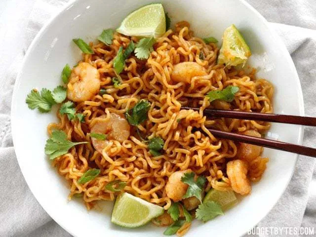 Lime Shrimp Dragon Noodles
