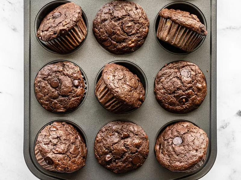 Chocolate Banana Muffins