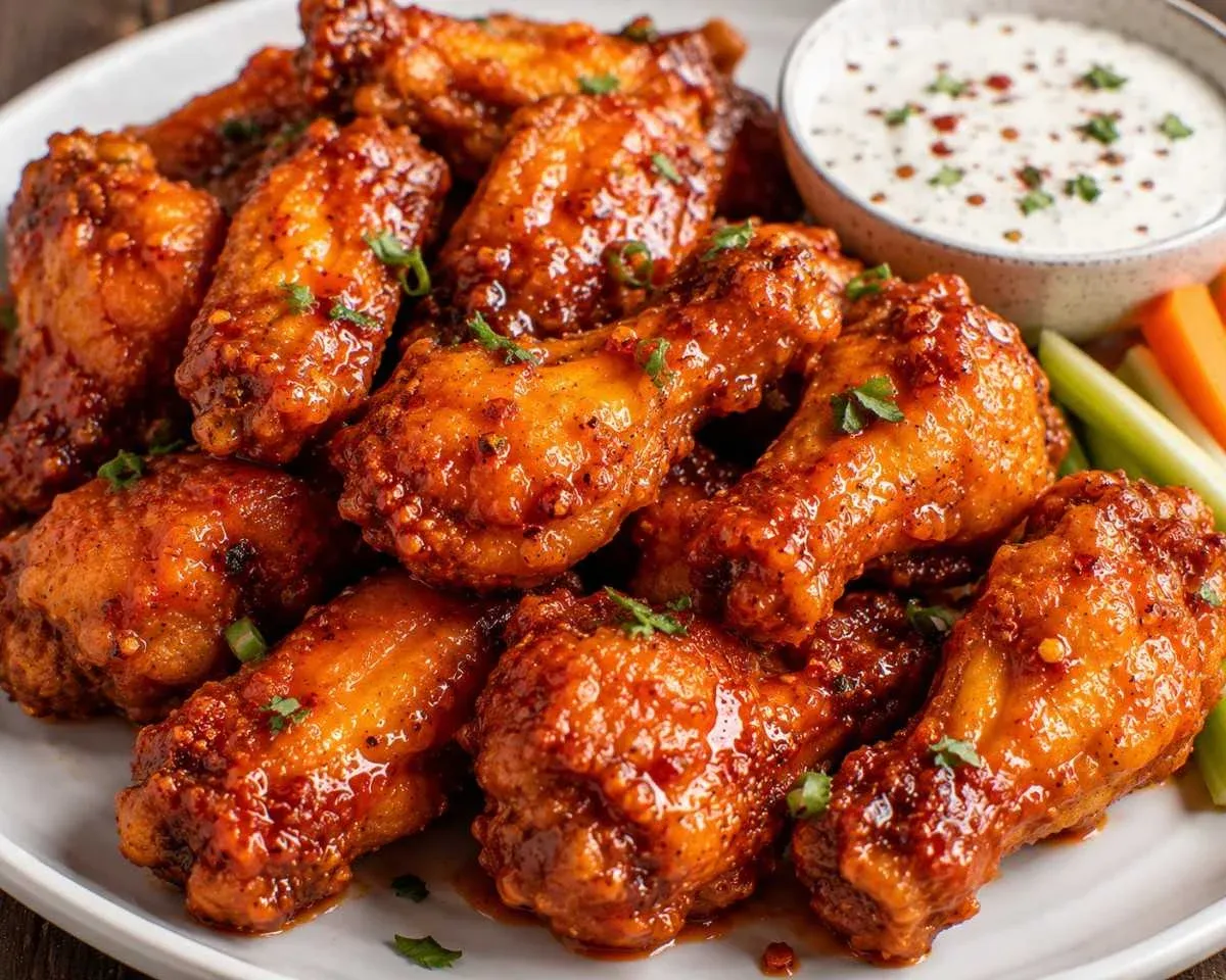 Crispy Wings With A Special Spicy Sauce – Easy and Flavorful