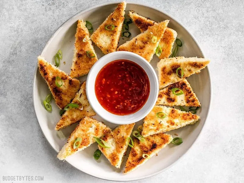Coconut Crusted Tofu with Sweet Chili Dipping Sauce