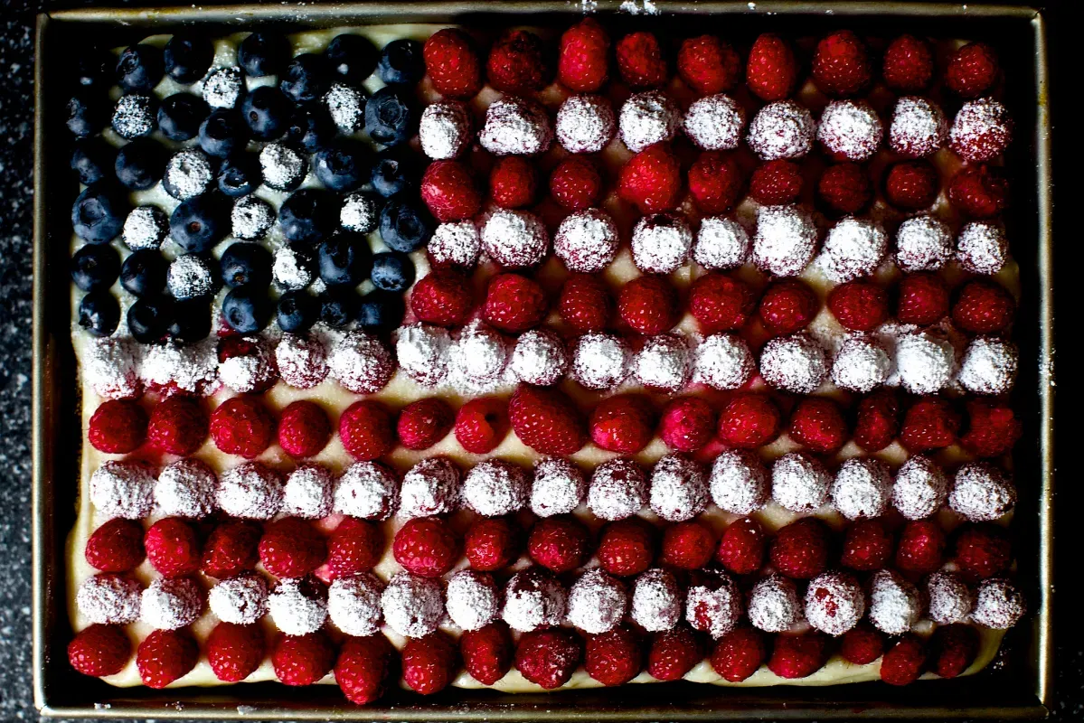 flag cake