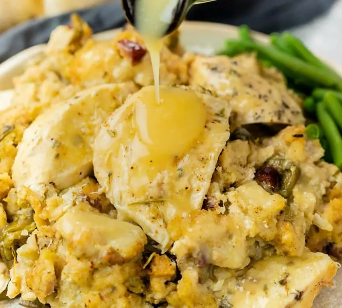 Crock Pot Chicken and Stuffing
