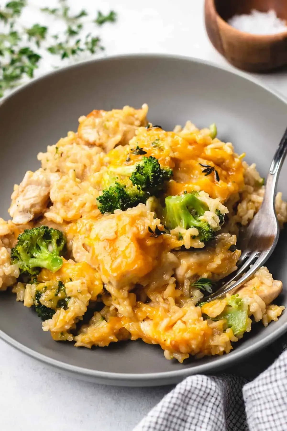 Cheesy Broccoli Chicken and Rice Casserole