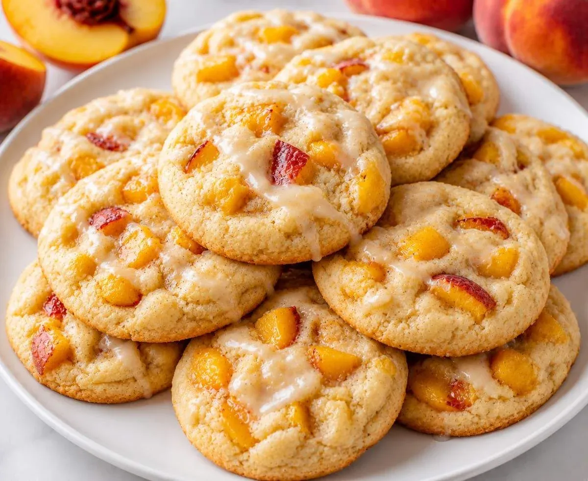 Soft and Buttery Peach Cookies