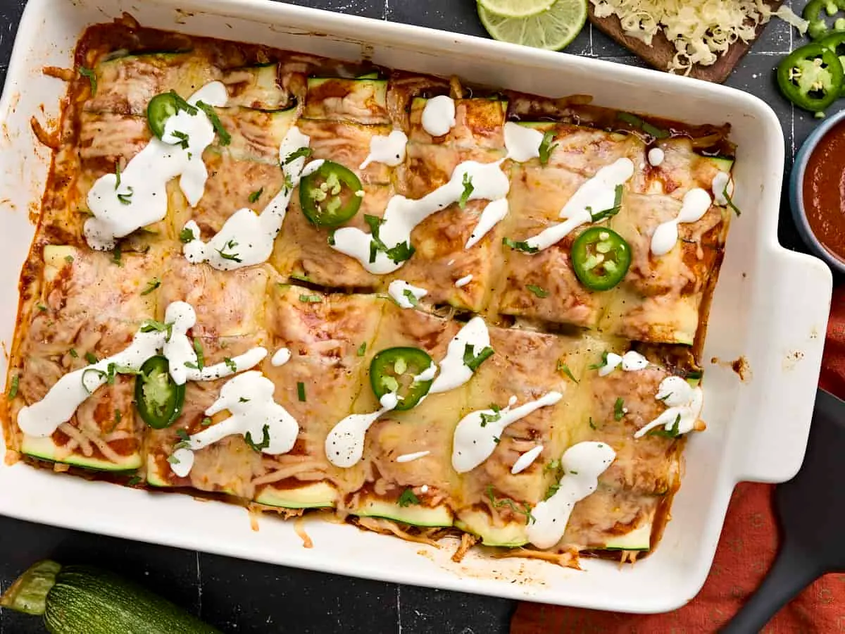 Zucchini Enchiladas