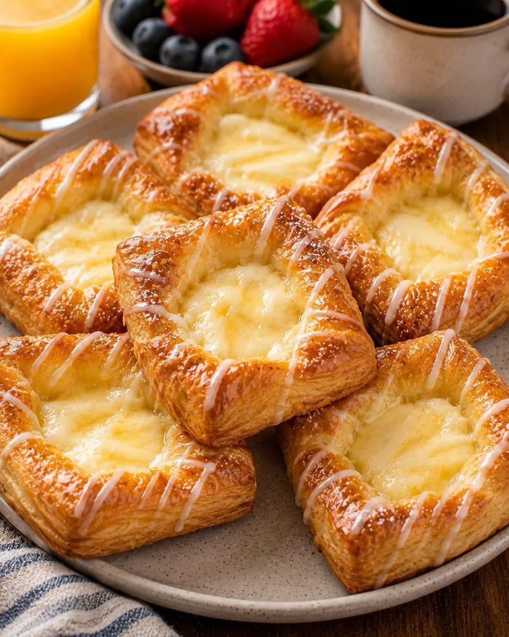 Easy Breakfast Cheese Danish – Flaky and Delicious