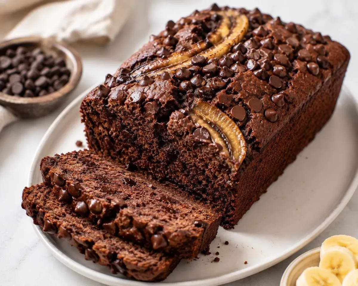 Double Chocolate Banana Bread – Moist and Chocolatey