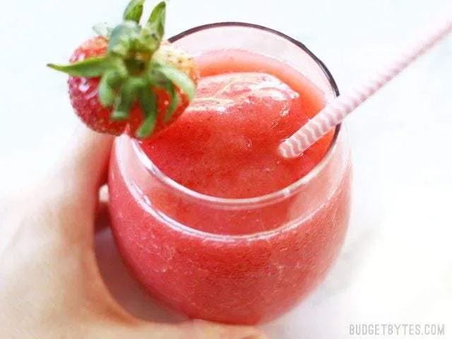 Strawberry Rosé Slush