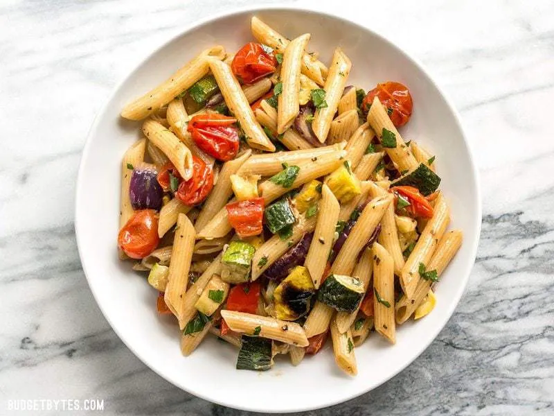 Grilled Vegetable Pasta Salad